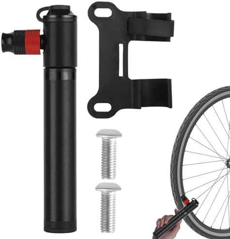 Mini pompa per bicicletta | 7.6 Pompa per pneumatici portatile per bicicletta | Gonfiaggio rapido a doppia valvola per telaio per mountain bike escursionismo all'aperto