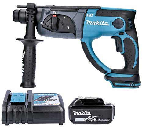 Makita DHR202Z LXT 18v Cordless SDS + Rotary Hammer with 3.0Ah BL1830 Battery & DC18RC Charger