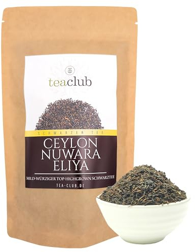 Ceylon Nuwara Eliya Schwarzer Tee Lose 200g Sri Lanka Top-Highgrown, Fruchtig-Würziger Schwarztee, Tea-Club Black Tea