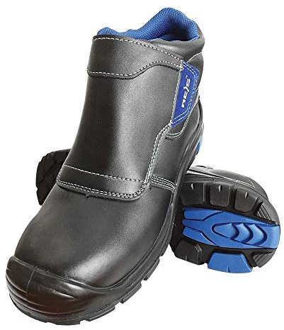 REIS BCH-DREZNO-S3_48 Composite Power Chaussures de sécurité pour Soudeur Noir/Bleu Taille 48