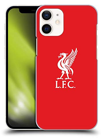 Head Case Designs Officially Licensed Liverpool Football Club White Logo In Red Liver Bird Hard Back Case Compatible With Apple iPhone 12 Mini