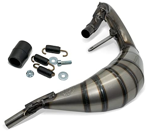 Silenziatore anteriore X-FIGHT, acciaio inox per Fantic Motor Enduro 50 / Motard 50 / Competition/Performance