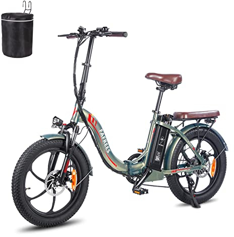 Fafrees F20 Pro [Oficial] Fat Bike de 20 Pulgadas con batería de 36 V 18 Ah, Fatbike Citybike Mujer Bicicleta Eléctrica 3,0 Pulgadas Tire, 250 W E Bike Hombre 150 kg Máx. 25 km/h