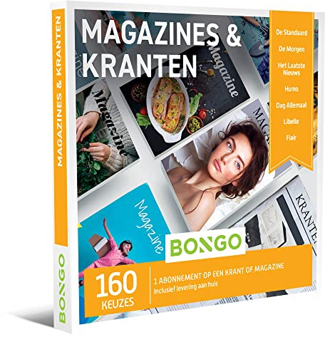 Bongo Magazines & Kranten Cadeaubonnen Unisex-Adult, Veelkleurig, Eén maat
