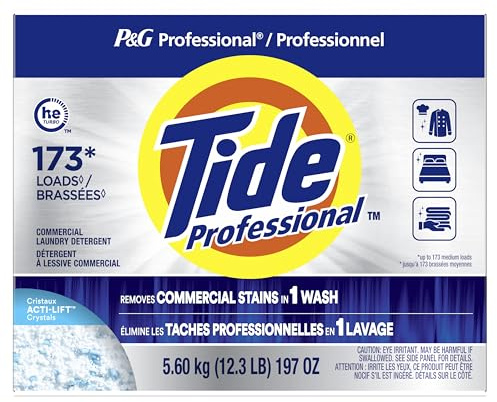 Tide PRO Laundry Detergent Powder Bulk, Commercial Use (173 loads, 197 oz)