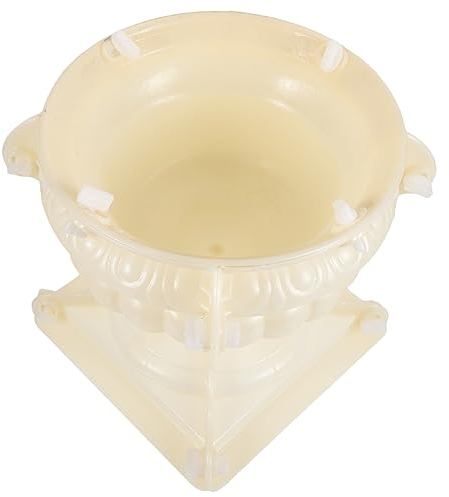 POPETPOP Sukkulenten-Übertopfform stabile Blumentopfform DIY Pflanzendekor Modelle Form für das Handwerk Pflanzer Schimmel Römische Säule Frontplatte Epoxidharz schmücken