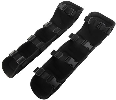 NIZUUONE Protection Haute Résistance Genouillères Confortables et Faciles à Retirer Ventilation Optimale pour Les Protège-Tibias de Tronçonneuse Genouillères de Moto Travaux de Nettoyage