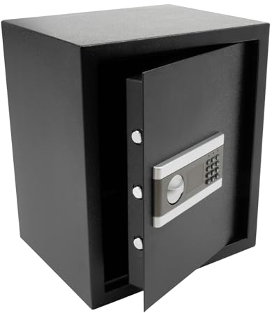Tresorschrank Haushalt Tresor Feuerfest MöBeltresor Safe Box Mit Feuerfester Wasserdichter Geldtasche Digitaler Herausnehmbares Regal Und Alarmanlage Wandtresor FüR Schmuck Bargeld Dokumente 45L