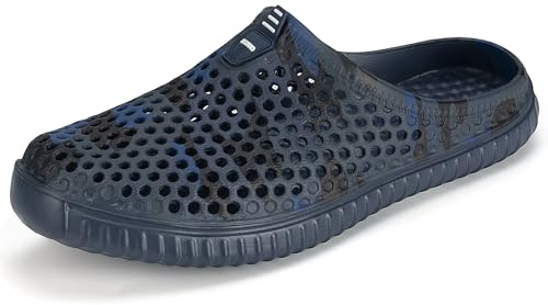 SAGUARO Zuecos para Hombre y Mujer Respirables Zapatos | Unisex Clogs, Ligera, Antideslizante, Flexible, perfecto para Jardín, Playa, Piscina, Hogar y Viajes