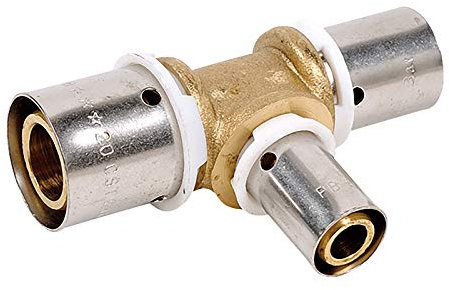 Raccordo per T ridotto da crimpare, Ø 20-16, 16 mm, PB tub