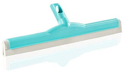 Leifheit Wasserschieber Aufsatz Bad mit doppelter Dura-Flex Gummilippe, Abzieher mit 45 cm Wischbreite, ohne Stiel, Schrubber, Gummibesen, Wasserabzieher für alle Teleskopstiele mit Click-System