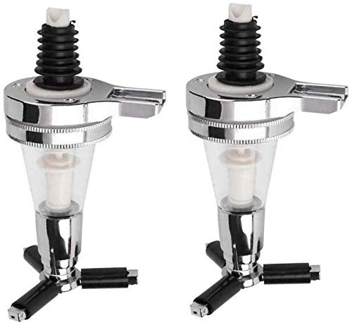 2 delar bar optisk sprit mått pub dispenser dryck sprit vin cocktail hälla bar verktyg 25 ml, 30 ml eller 45 ml spritdispenser 45ml SILVER