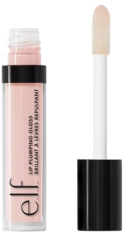 e.l.f. Lip Plumping Gloss, High Shine & Sheer Colour, Soothing & Cooling Sensation, Instant Results, Pink Paloma