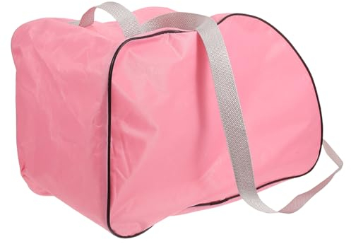 Milisten Eiskunstlauf-Tasche Für Mädchen Rollschuhtasche Mit Reißverschluss Schlittschuhtasche Aus Langlebigem Material Skating Schuhbehälter Für Damen Rollschuhbeutel Zum Transportieren Vo