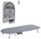 Planche à Repasser Pliable avec Stockage-Fer Table Repassage de Voyage Coton Housse Peu Encombrante