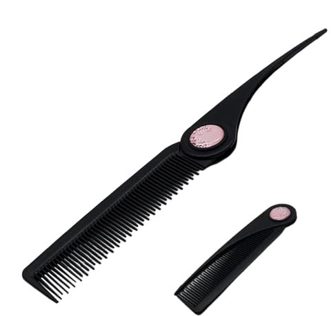 Pettine pieghevole a treccia, pettini per coda per capelli da donna | Pettini pieghevoli per la separazione della coda - Pettini per styling da viaggio districanti pieghevoli portatili per bambini, do