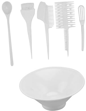 CALLARON 6pezzi Ciotola Per Pettine Per e Spazzola Per Kit Strumenti Per Colorazione Da Te Resistente e Per Prolungato