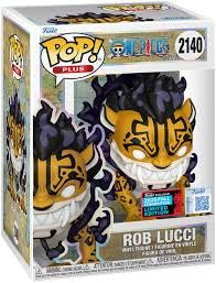 POP One Piece Rob Lucci Funko Exclusive 2025 Fall Convention Edizione Limitata 2140 (con Protezione in Plastica)