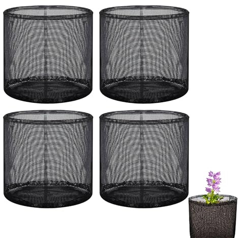 Hayaww Cesto per laghetto Borse da piantagione acquatica Vaso da fiori in rete traspirante Cestini stagno in tessuto traspirante cestino galleggiante piante acquatiche per laghetto da giardino cestini