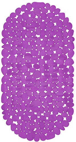 Circul Badewannenmatte 68 x 35 cm Beere Steinoptik modern