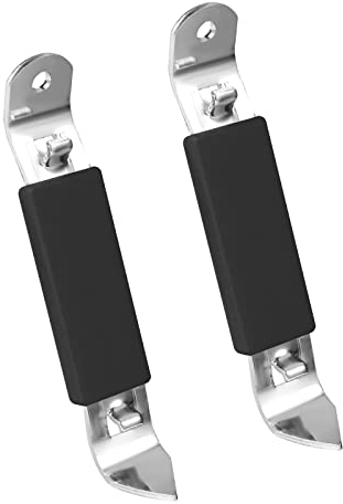 SAVITA 2pcs Magnetic Bottle Openers, Can Tapper, Stainless Steel & Plastic, Bottle Punch Opener, For Beer Bottles & Cans, Beverages (Black)