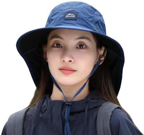 Gajaous Cappelli da Sole Packable per Donne e Uomini, Cappello da Sole da Donna a Tesa Larga UPF 50+, Cappelli da Uomo Estivi per Escursioni, Pesca e Viaggi al Mare con paranuca