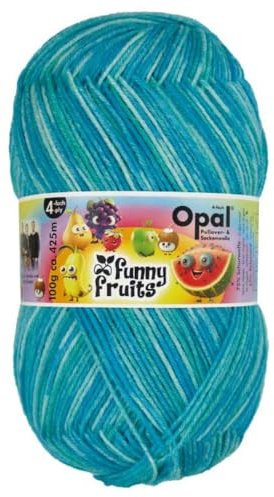 Opal - Opal Funny Fruits 11415 (425m) 4-Plis Durable Chaussette Fil - 1x100g