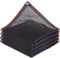 Red De Sombra ProteccióN Solar, Velas De Sombra Rectangular para Patio, 40% Negra Malla Sombreadora con Ojales, Toldo para Plantas Invernadero Pérgola Césped Piscina(4-Pin,9.84x22.96ft)