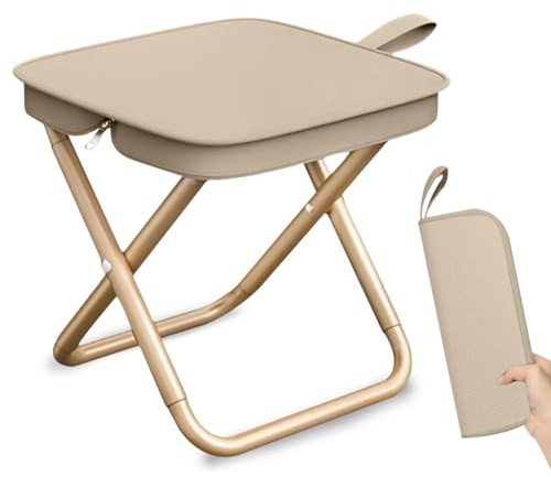Campingpall, bärbar hopfällbar pall, hopfällbar campingpall lätt, mini utomhus camping fällstolar, bärbar stol vikbar för resor vandring camping fiske grillning picknick