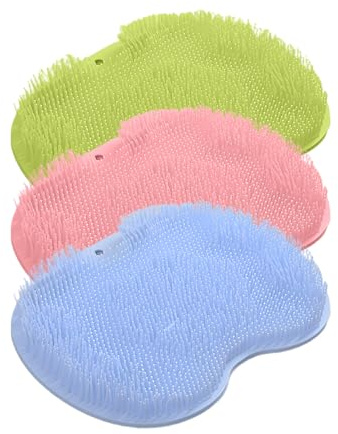 Tappetino Scrub Piedi Per Doccia - Guanto Per Pulizia Della Schiena In Doccia - Tappetino Massaggiante Lavapiedi E Lavaschiena Per Interni Ed Esterni Per Vasca E Hotel