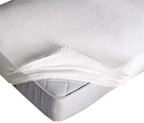 Russo Tessuti Coprimaterasso Impermeabile Sanitario Salva Pipi Igienico Waterproof Guru Cotone Matrimoniale Bianco