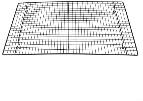 Yuanpgky Estante de acero inoxidable para enfriar pasteles sin revestimiento para hornear, asar y asar a la parrilla, bandeja de rejilla de 27,5 x 25,5 cm para uso en cocina (46 x 26 cm)