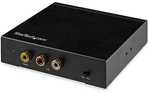 StarTech.com Convertitore HDMI a RCA con Audio, Adattatore Video Composito, NTSC/PAL, 1080p