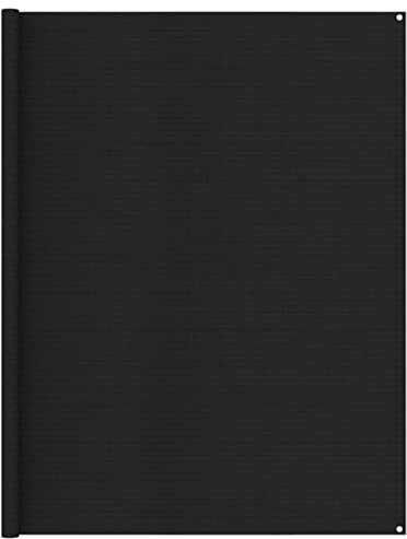 INLIFE Zeltteppich 250x300 cm Schwarz,1.5kg,310781
