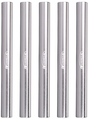 BRILLIANCE4U Zeltstangen-Reparaturhülsen, Zeltstangenschiene, Ersatzreparaturrohr, Innendurchmesser 14 mm, 5 Stück