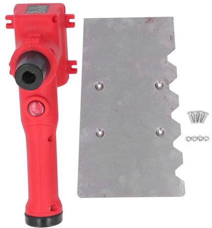 Plaque Plate en Béton, Outil de Plâtrage Vibrant pour Tuiles Vibrantes Truelle de Mortier de Ciment électrique à Double Usage, Machine à Truelle Vibrante Portative pour Ciment et