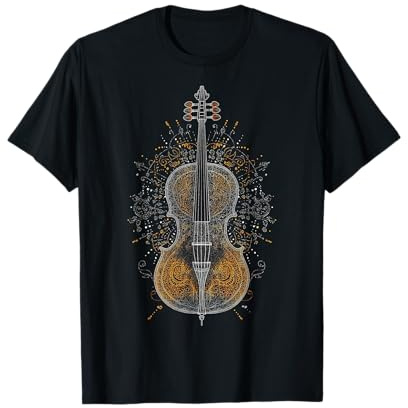 Violoncelle Instrument de musique Motif illustration Violoncelle T-Shirt