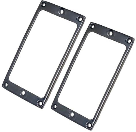 gitarrenzubehör für anfänger Duable Pickup Surround Gitarre Humbucker 2mmx2mm 9 * 6 * 3cm Elektrische Rahmen Gitarre Humbucker(Black)