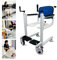 Silla de ruedas elevadora, silla de ruedas de 30 cm de altura regulable con cojín, para viajes, aseo, baño, tratamiento, enfermería, trabajo
