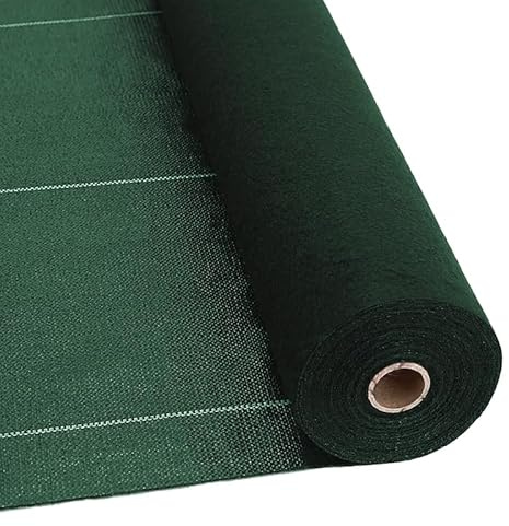 AEFFE Telo Rete Pacciamatura 100 gr/mq in Rotoli, Tessuto Anti Erbacce, Permeabile all'Acqua, Ideale per Ancoraggio Prati Sintetici, Orto, Giardino, Nero e Verde (1 x 100 Metri, Verde)