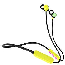 Skullcandy Jib+ In-Ear Wireless Earbuds, 6 Hr Battery, Microphone, Works with iPhone Android and Bluetooth Devices, Electric Yellow
