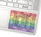 SYNERLOGIC (10 pcs) Word/Excel (for PC) Keyboard Shortcuts Stickers | No-Residue Laminated Vinyl Cheatsheet Windows Keyboard Stickers 86 x 64mm (Rainbow, Small, 10 pcs)