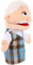 Toddmomy DIY Handpuppe Opa 1Pc Handpuppen Mit Beweglichem Mund Familienhandpuppe Plüschhandpuppe Für Kinder Geschichtenerzählen Rollenspiel (1) Bauchrednerpuppe Erwachsene Fingerpuppen