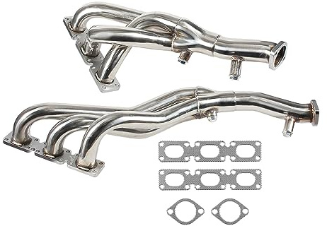 daili Store Colector de Escape de Acero Inoxidable Compatible con Motor BMW E46 E39 Z3 2.5L 2.8L 3.0L L6