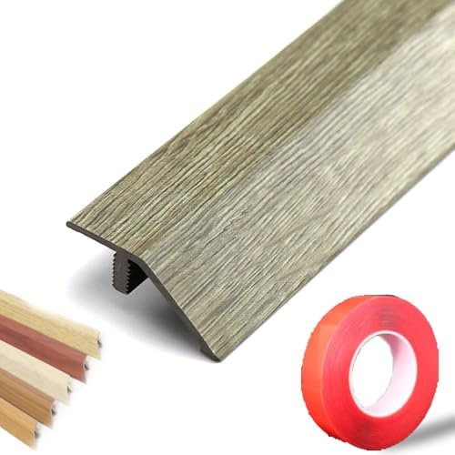 ZIUSFAC PVC Floor Transition Strip 35in Threshold Ramp For Doorway, Self Adhesive Threshold Reducer Height 4/5 Inch Floor Edging Trim For Laminate/Vinyl Uneven Floors(Navy blue)