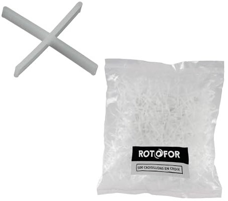 Lot de 500 croisillons en croix pour joints de carrelage et faïence - 3