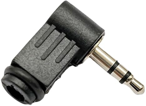 Connecteurs à angle droit de 3,5 mm - Adaptateur stéréo convertisseur audio de 90 degrés | CURNO EXTENDER EXTENDER CONNECTEUR DE FAVES DE PASSAGE, ROUST ANGLE DE CONNECTIF POUR LA MUSIQUE COM