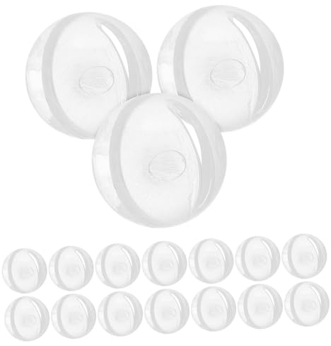 HIAKDOFT 30pcs Doll Crafting Materials Rattle Inserts for Baby and Pet Toys Plastic Noisemaker Balls Bells for Interactive Stuffed Animal Repair DIY Accessories