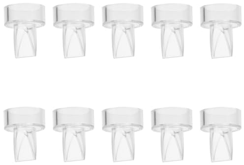 LABRIMP Valves à Bec de Canard Sûres Bavure Lot de 10 en Silicone Anti-retour pour Tire-lait Manuel pour L’allaitement