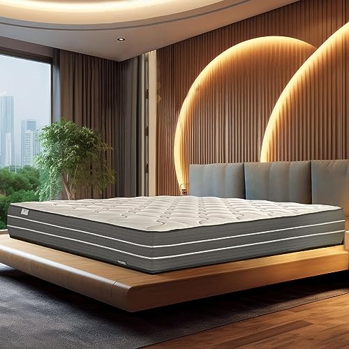 Farmarelax Materasso singolo 80x190, Dual Comfort, altezza 26cm, Memory Foam 6 cm, Doppio Comfort, Ortopedico, ergonomico, Avvolgente, Memo Biocomfort